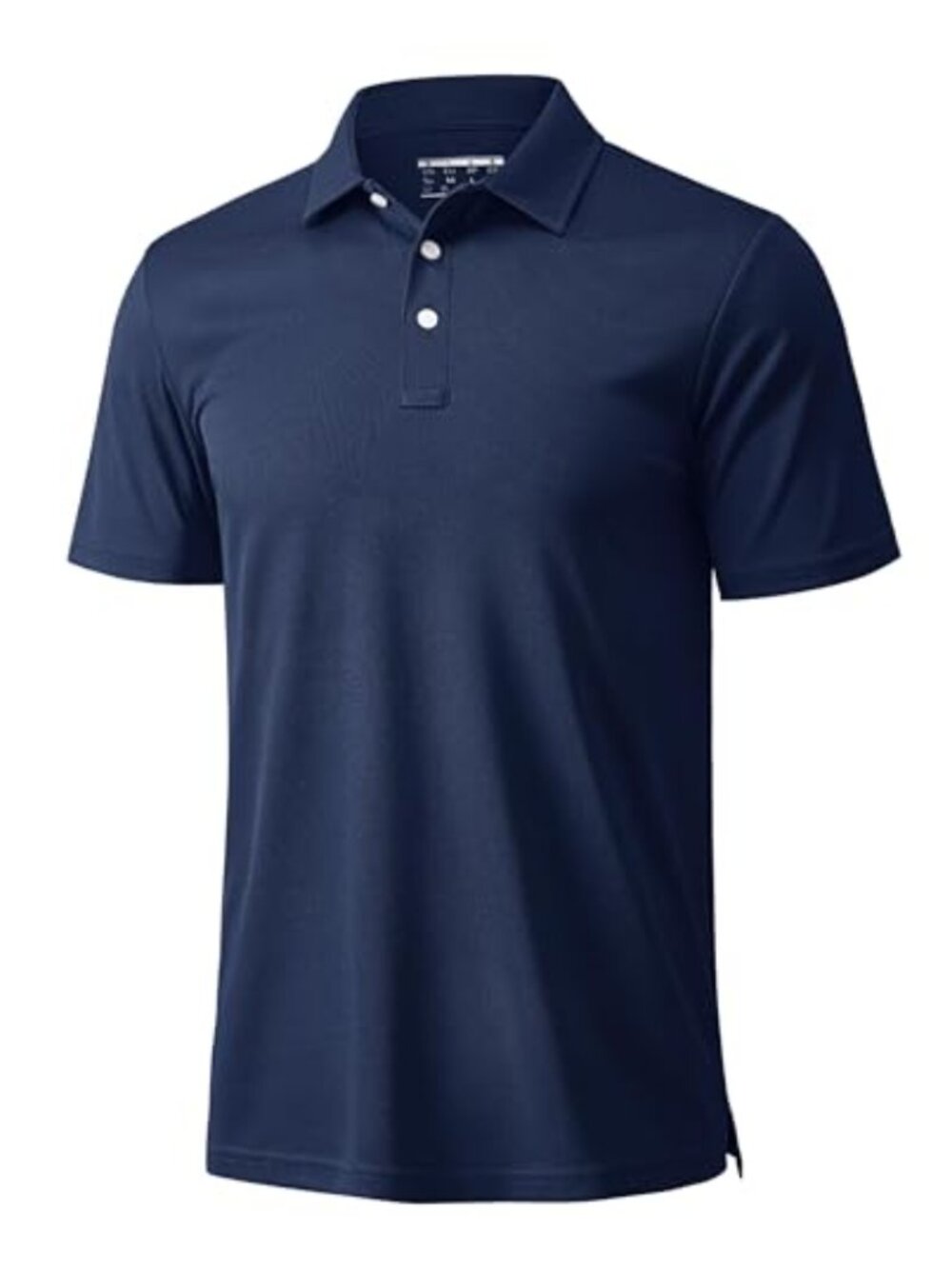 MAGCOMSEN Men's Polo Shirt Quick Dry 3-Button Casual Golf Outdoor Performance